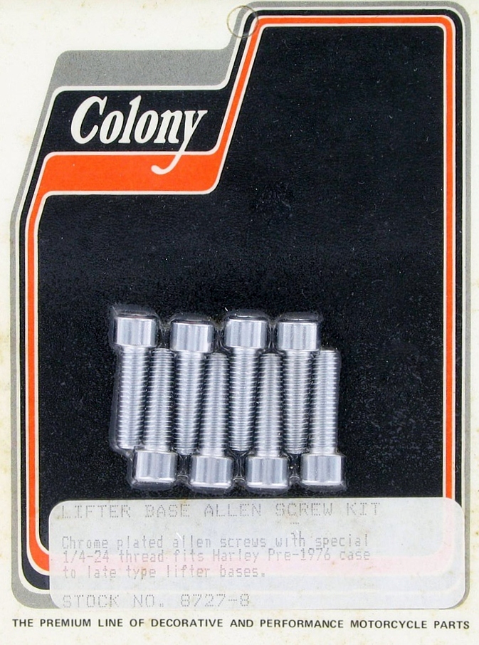 LIFTER BASE ALLEN SCREW KIT